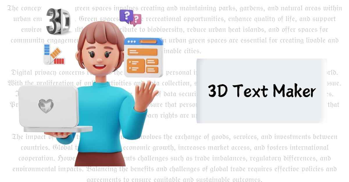 3d Text Maker