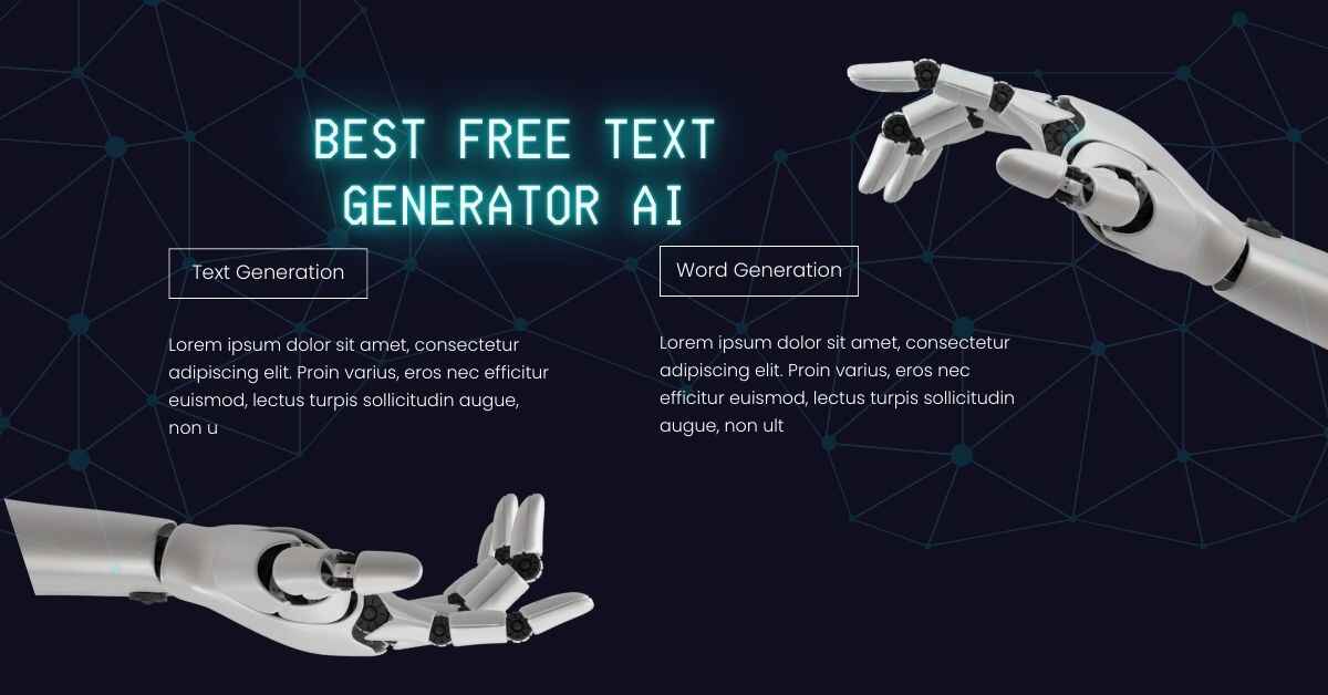 Best Free Text Generator AI