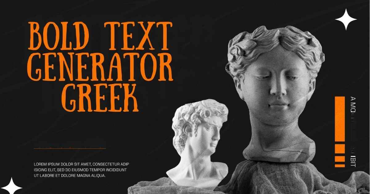 Bold Text Generator Greek