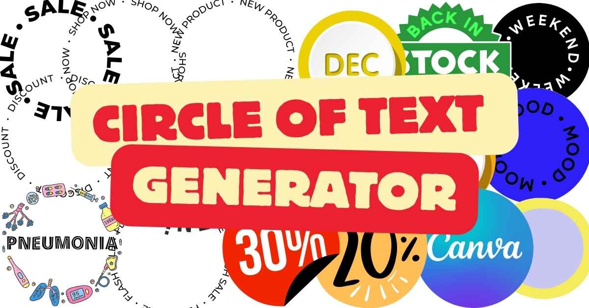 Circle of Text Generator