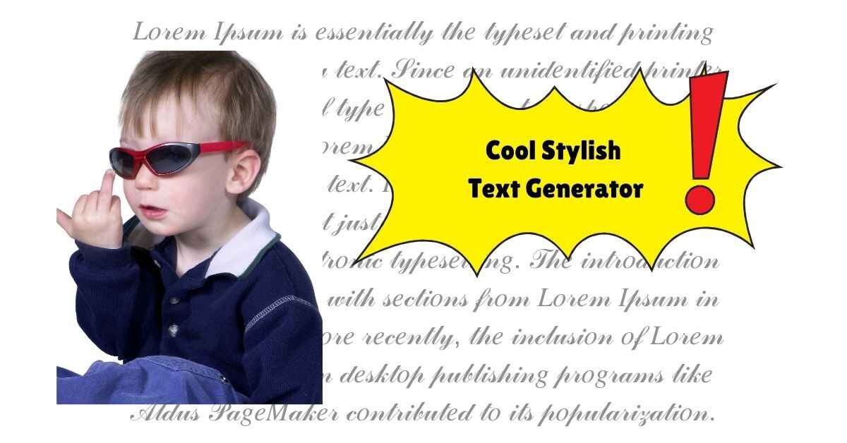 Cool Stylish Text Generator