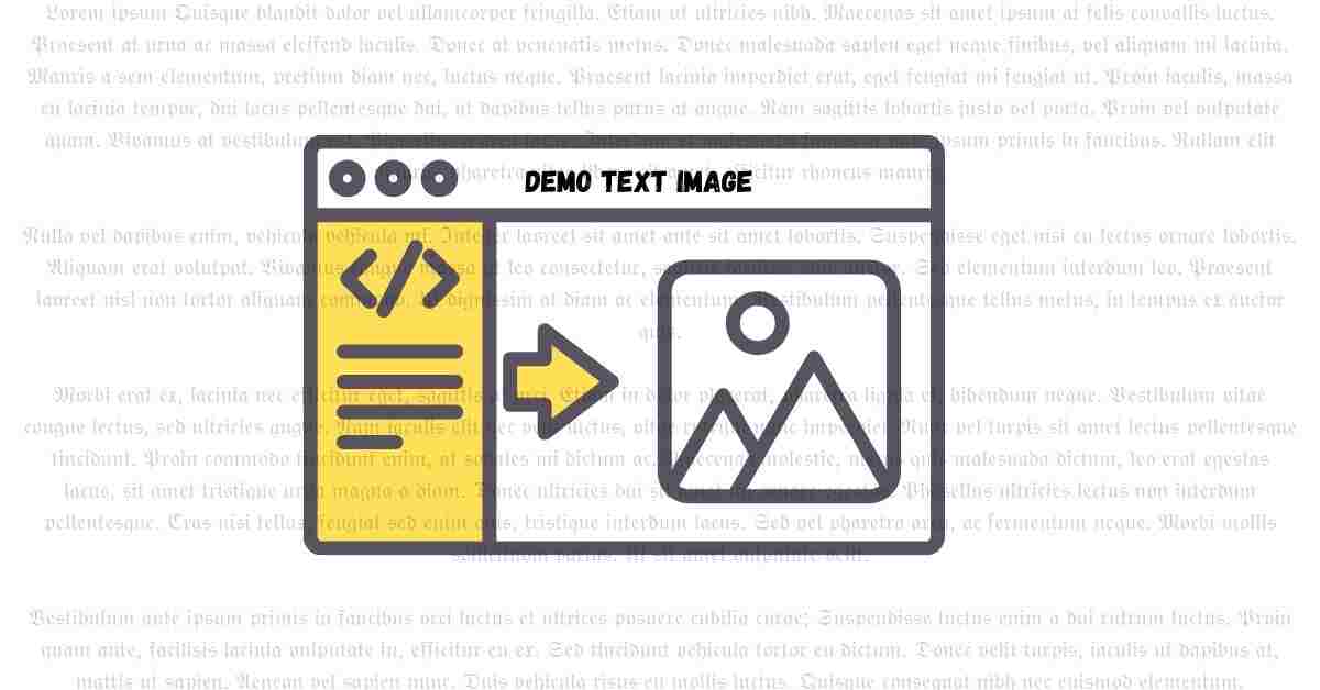 Demo Text Image