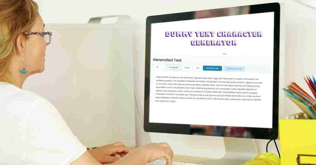 Dummy Text Character Generator