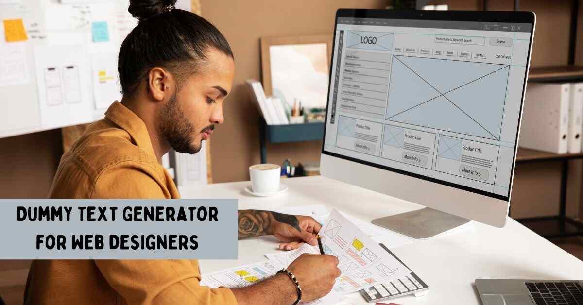 Dummy Text Generator for Web Designers
