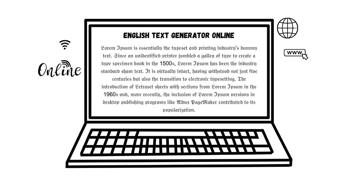 English Text Generator Online