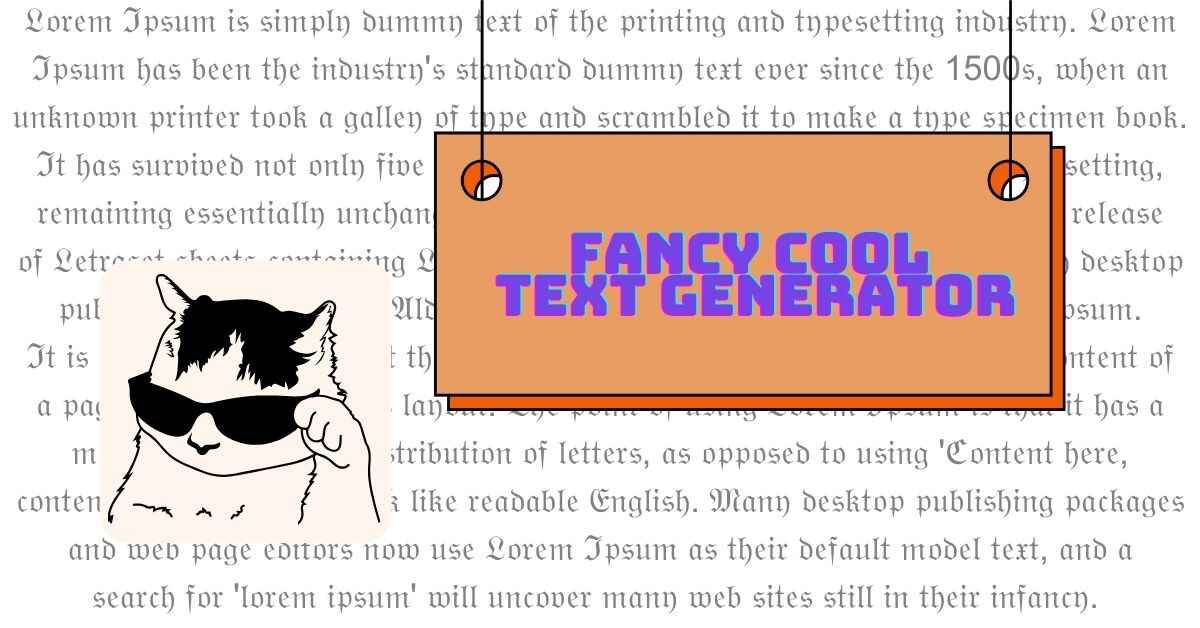 Fancy Cool Text Generator