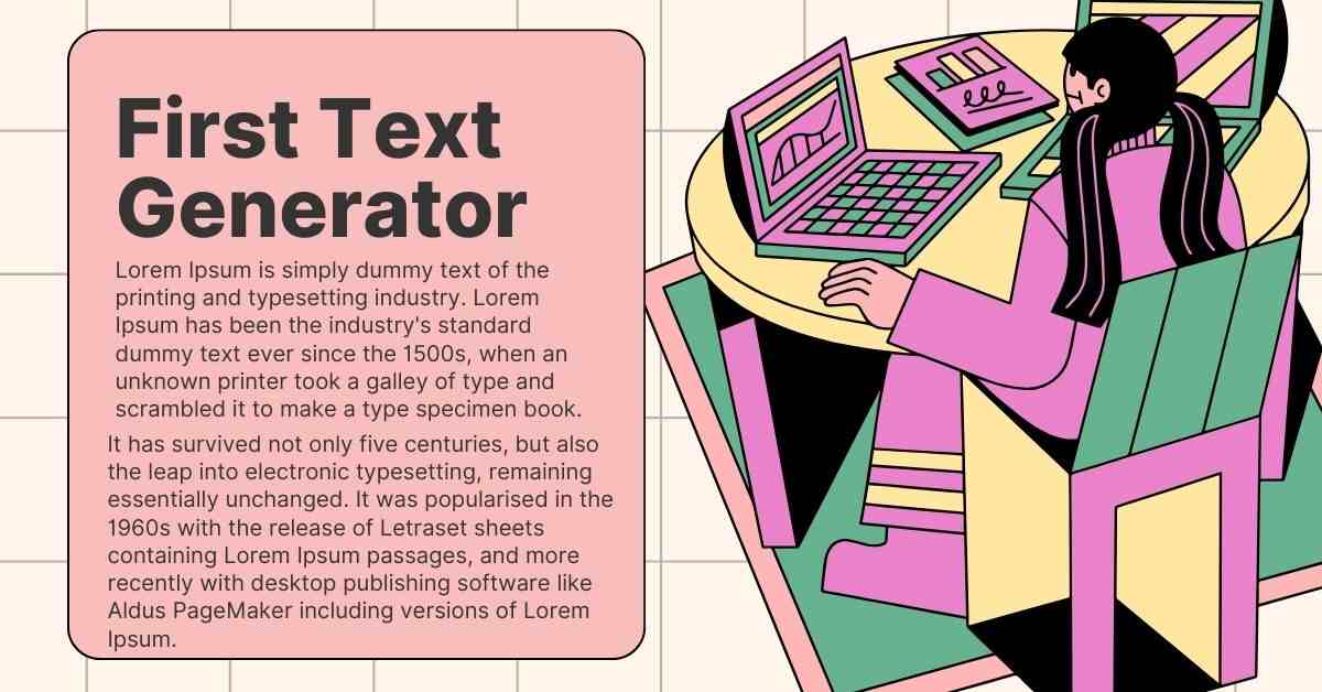 First Text Generator