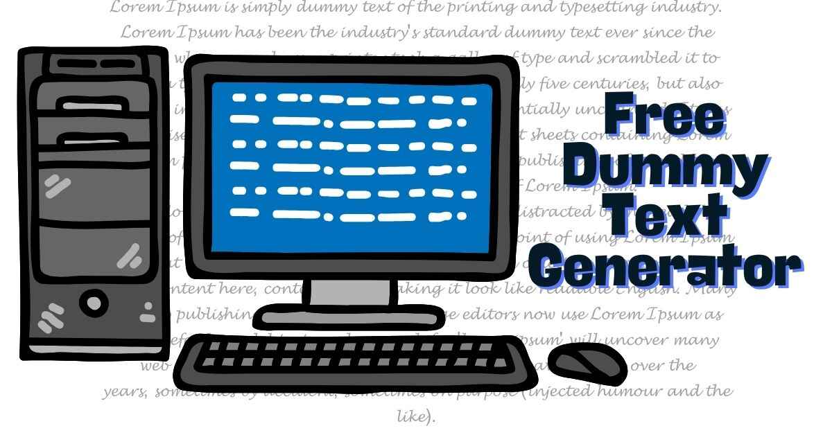 Free Dummy Text Generator