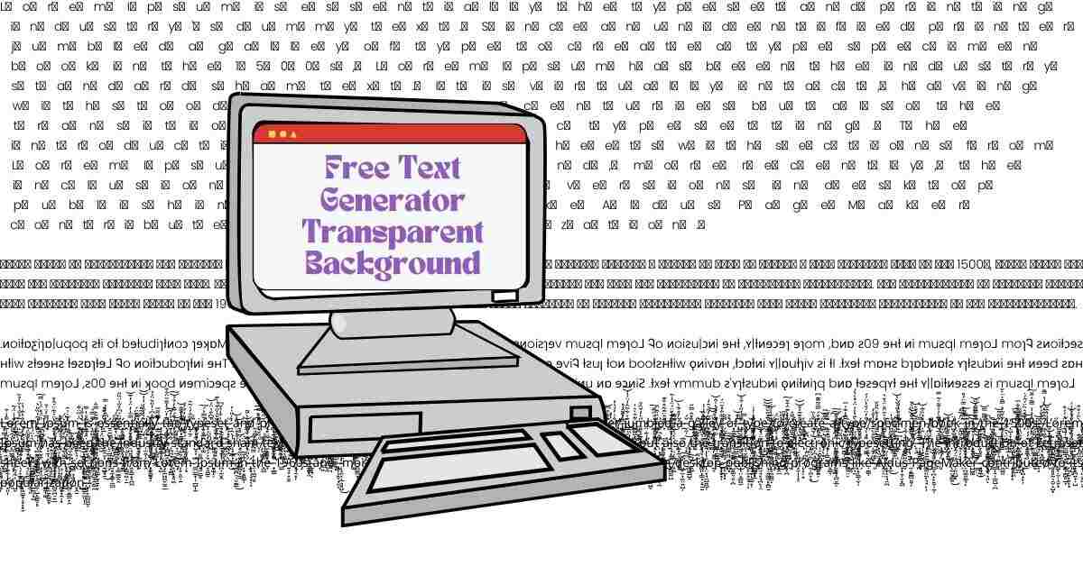 Free Text Generator Transparent Background