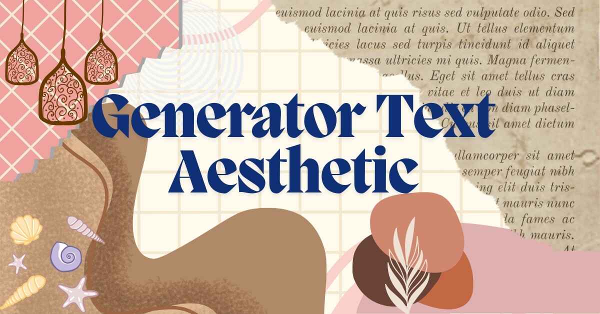 Generator Text Aesthetic