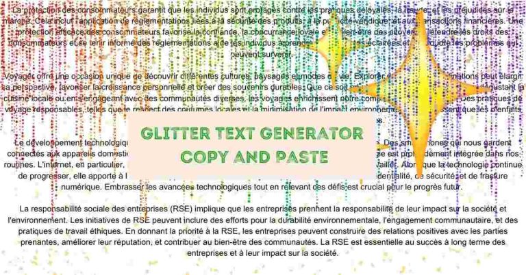 glitter text generator copy and paste
