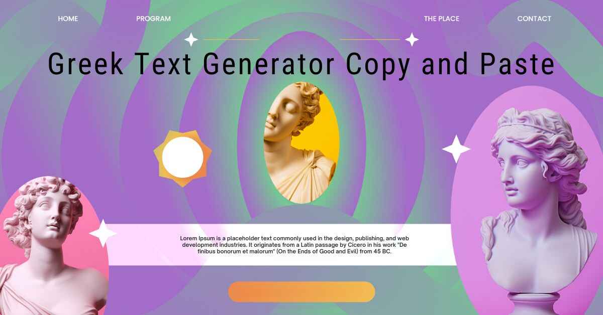 Greek Text Generator Copy and Paste