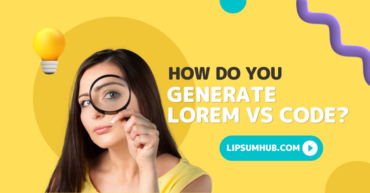 How Do You Generate Lorem Vs Code?