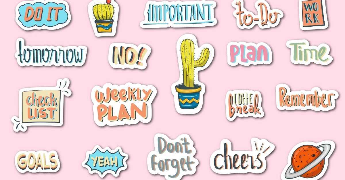 How to Make Custom Text Stickers