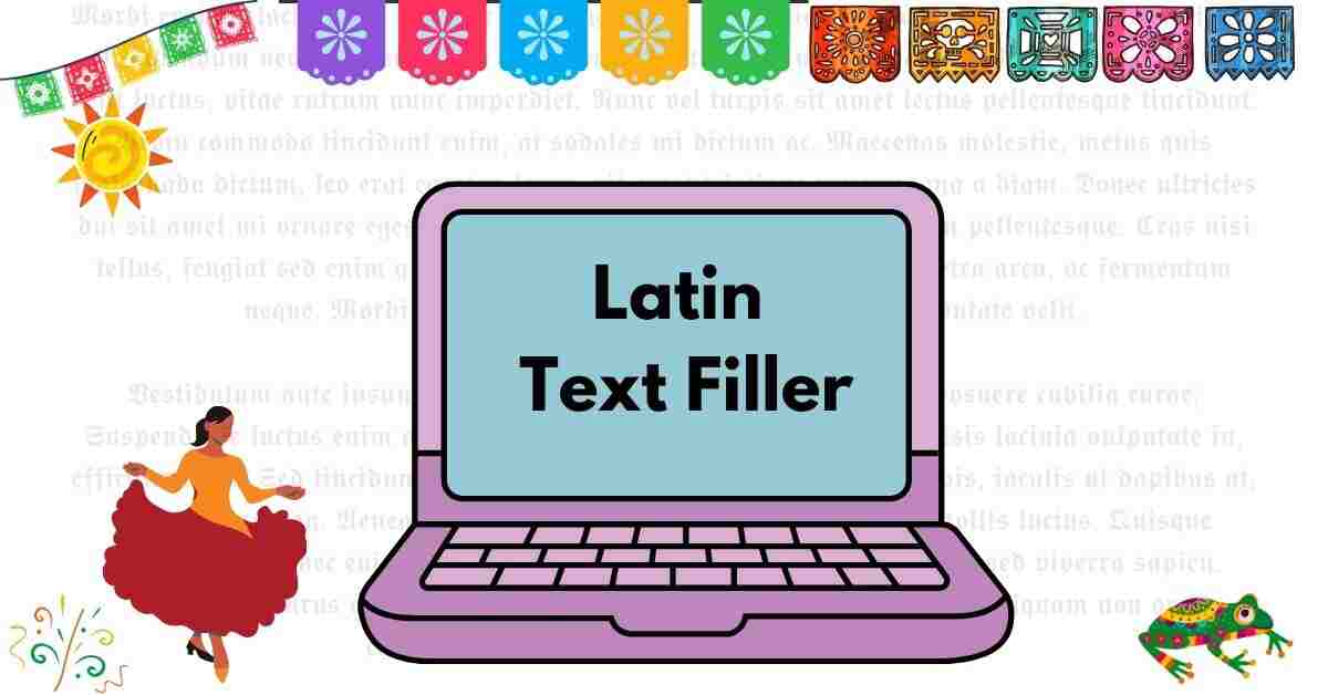 Latin Text Filler