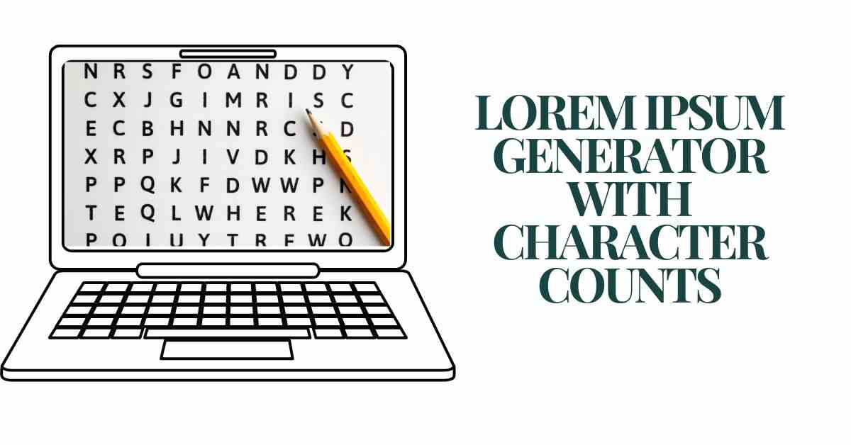 Lorem Ipsum Generator with Character Counts