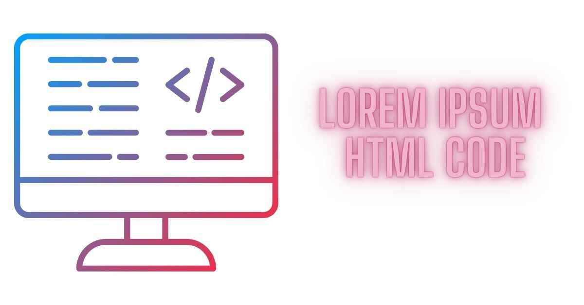 Lorem Ipsum Html Code