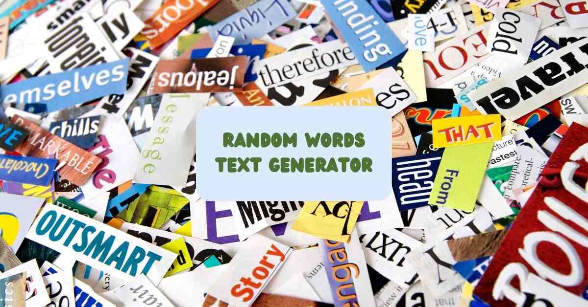 Random Words Text Generator