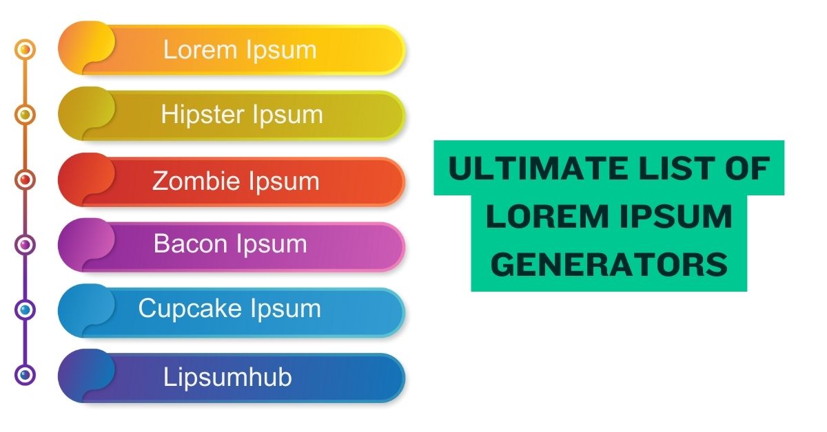 Ultimate List of Lorem Ipsum Generators