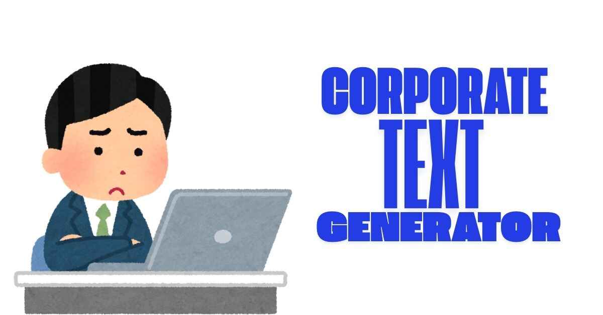 Corporate Text Generator