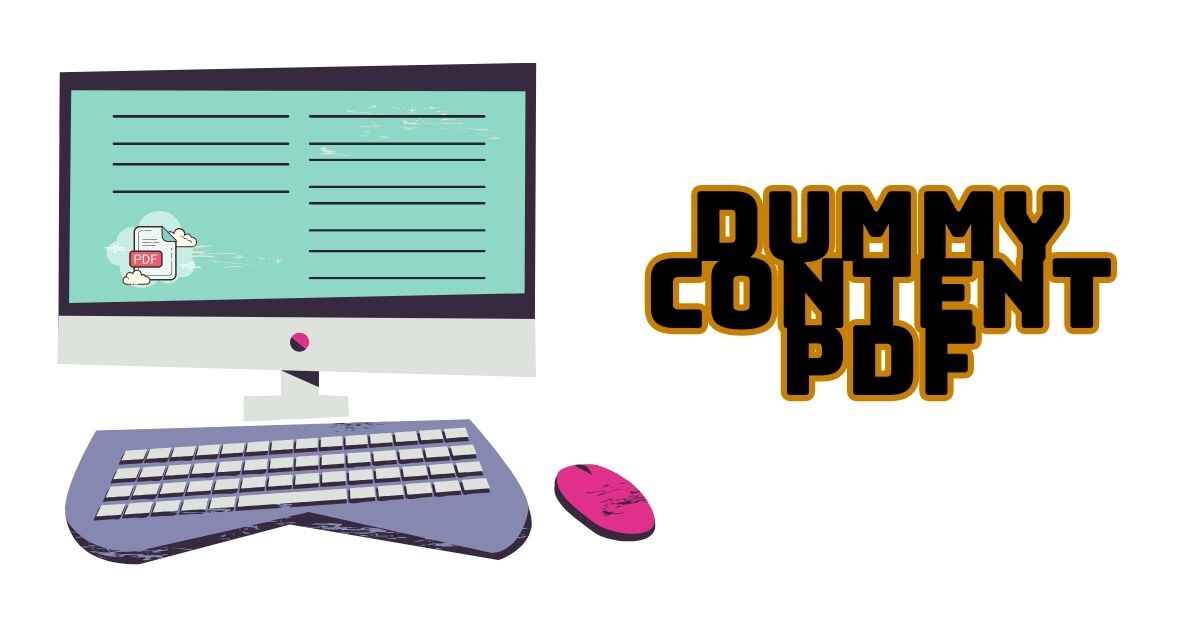 Dummy Content PDF