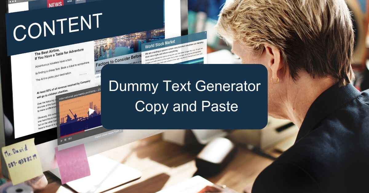 Dummy Text Generator Copy and Paste