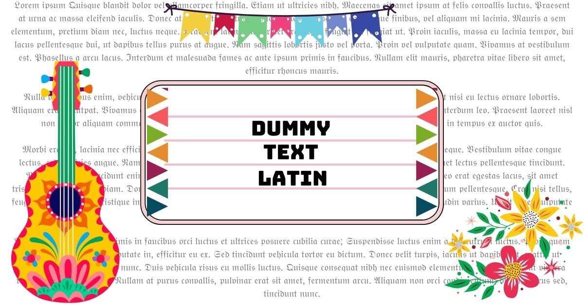 Dummy Text Latin