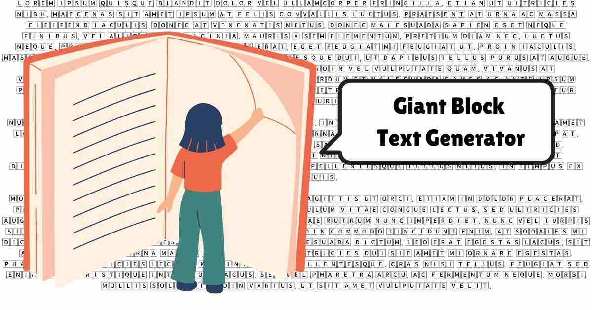 Giant Block Text Generator