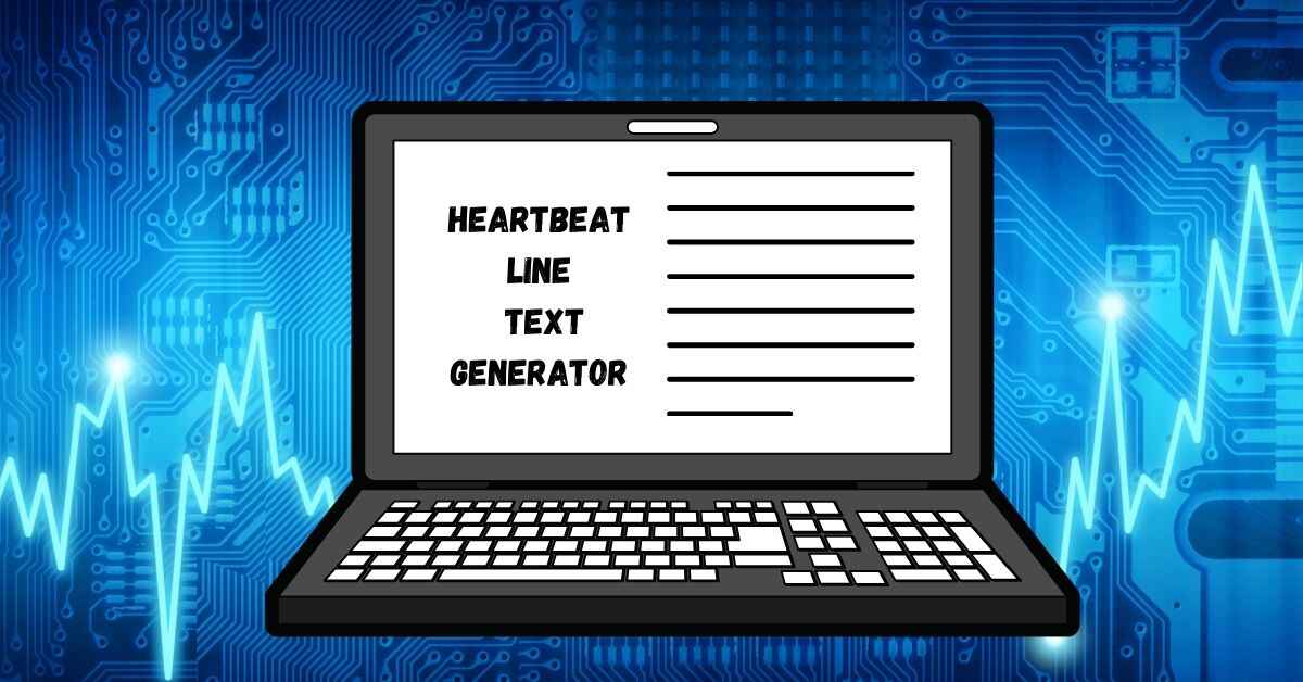 Heartbeat Line Text Generator