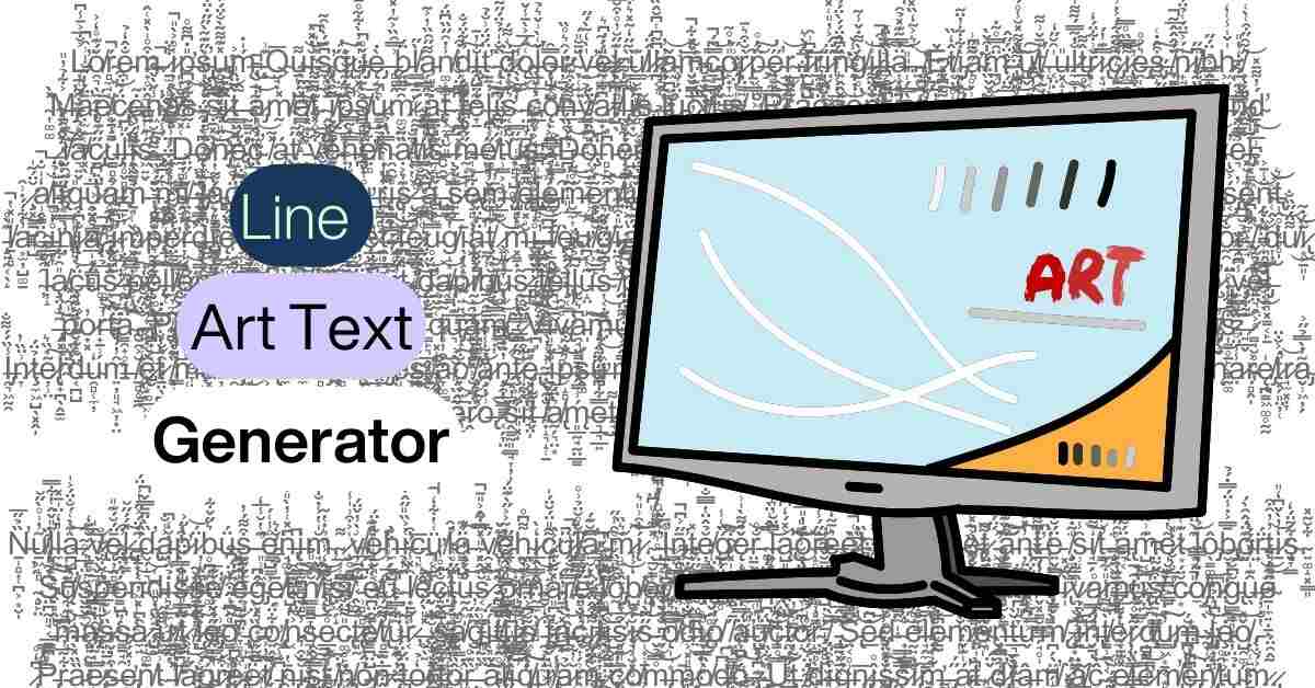 Line Art Text Generator