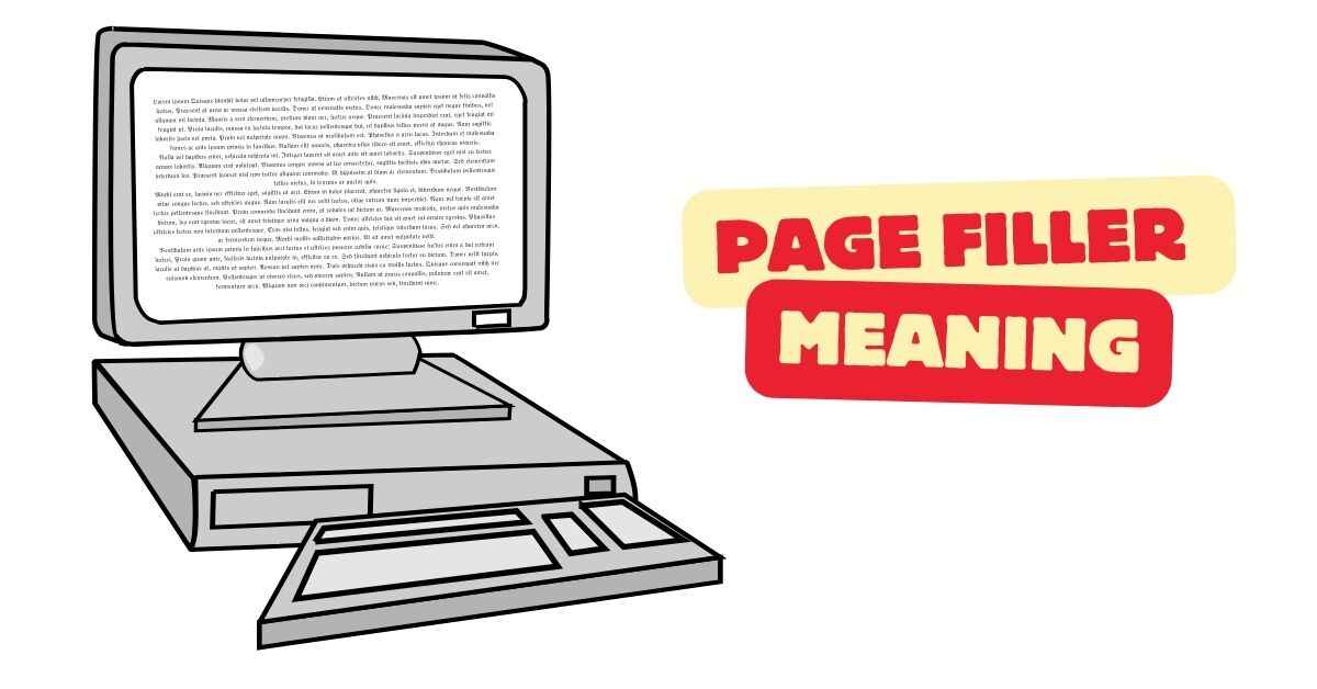 Page Filler Meaning