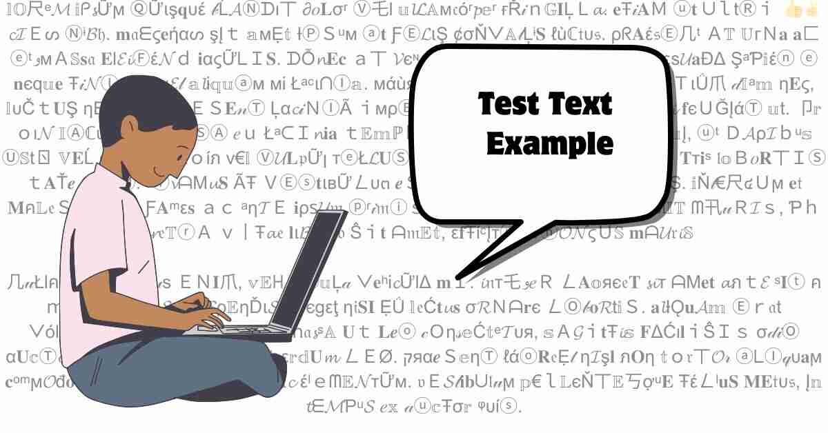 Test Text Example