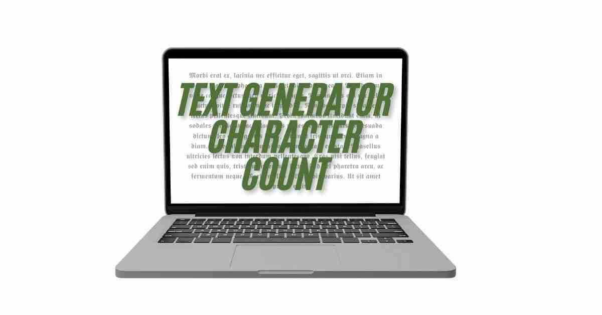 Text Generator Character Count