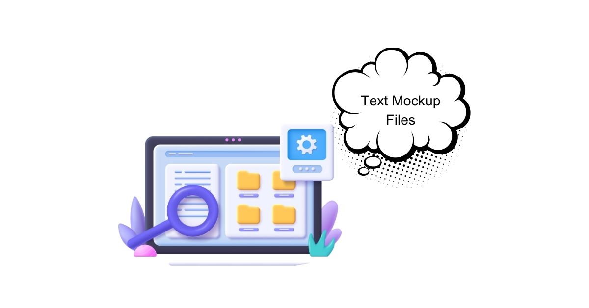 Text Mockup Files