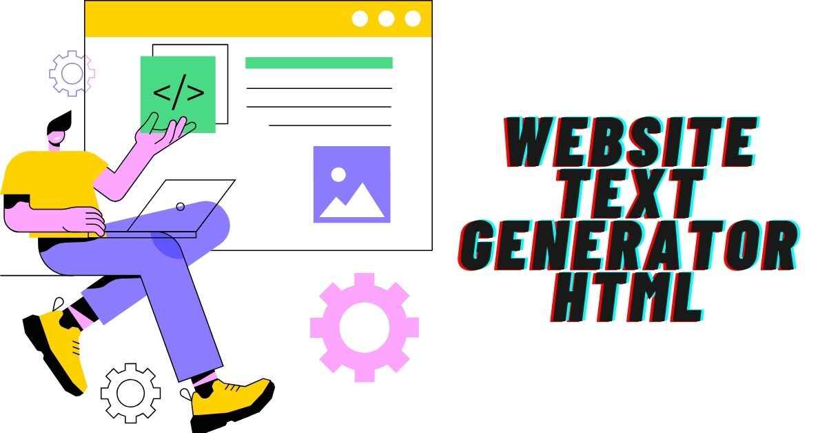 Website Text Generator Html