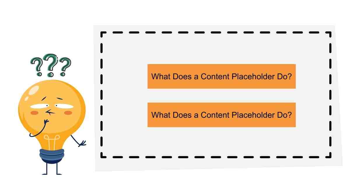 What Does a Content Placeholder Do?