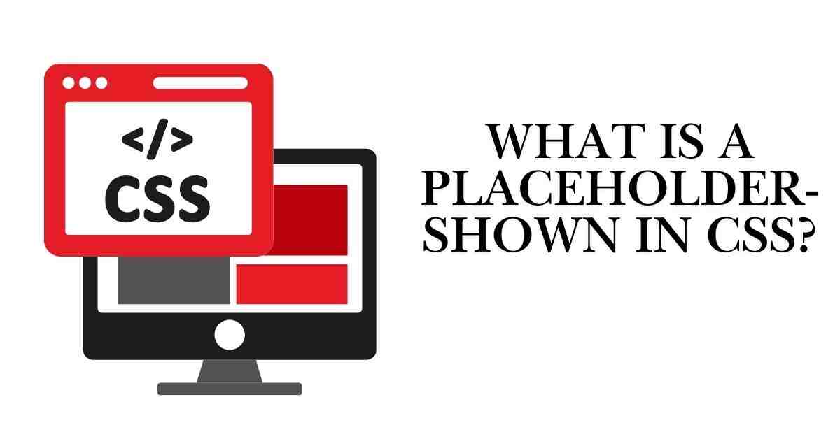 What Is a Placeholder-Shown in Css?