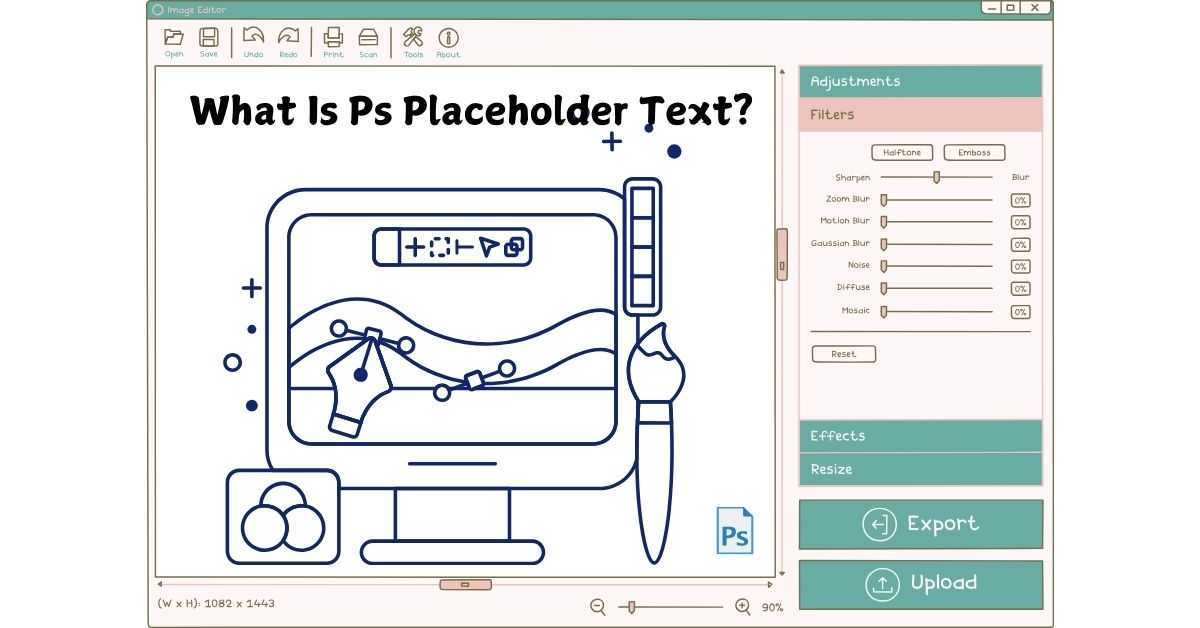 What Is PS Placeholder Text?