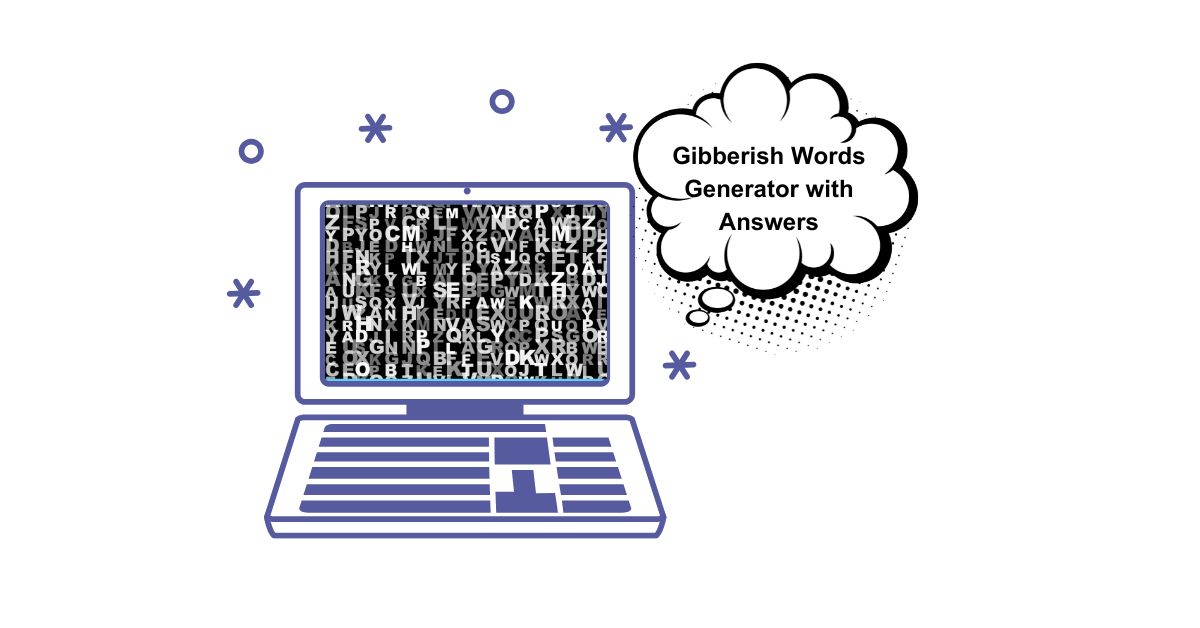 Gibberish Words Generator with Answers