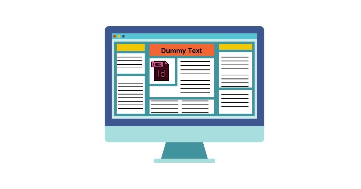 How Do I Fill Dummy Text in Indesign?