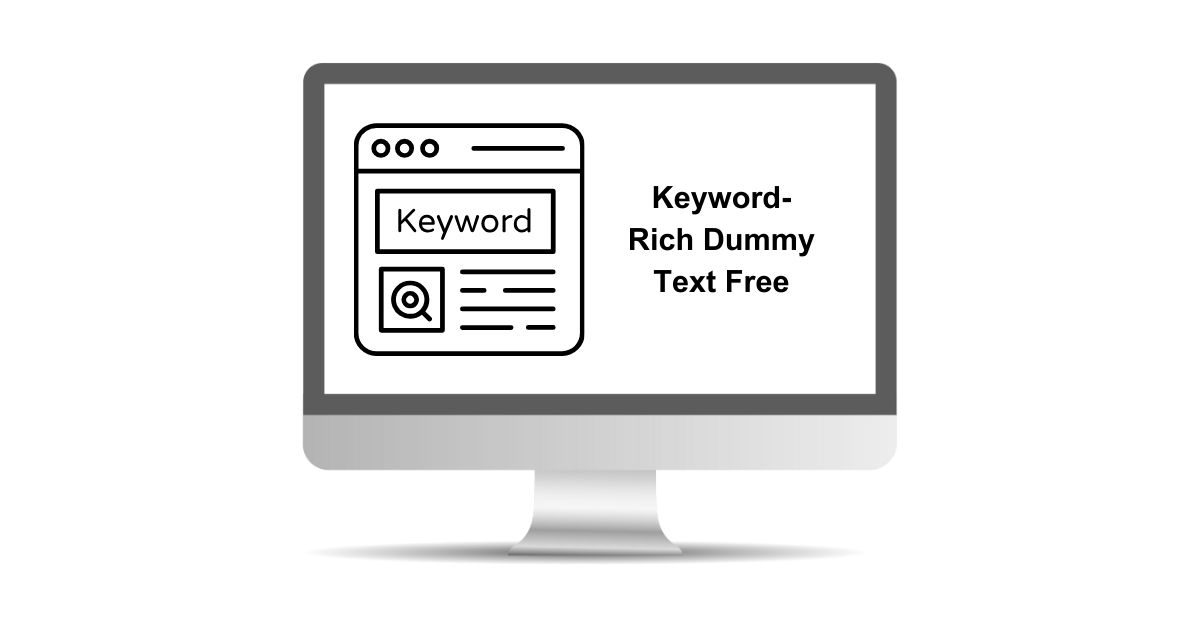 Keyword-Rich Dummy Text Free