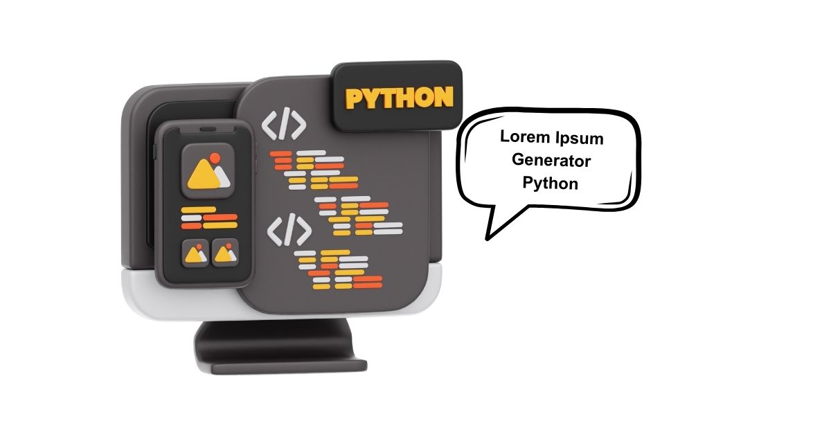 Lorem Ipsum Generator Python