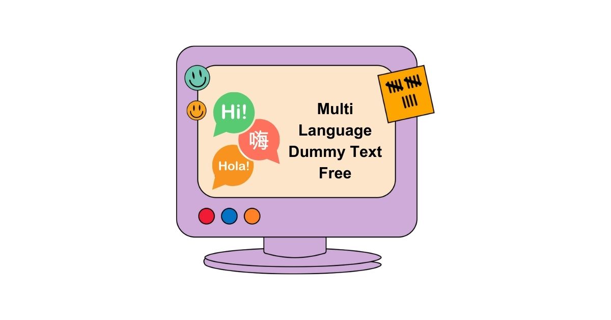 Multi Language Dummy Text Free