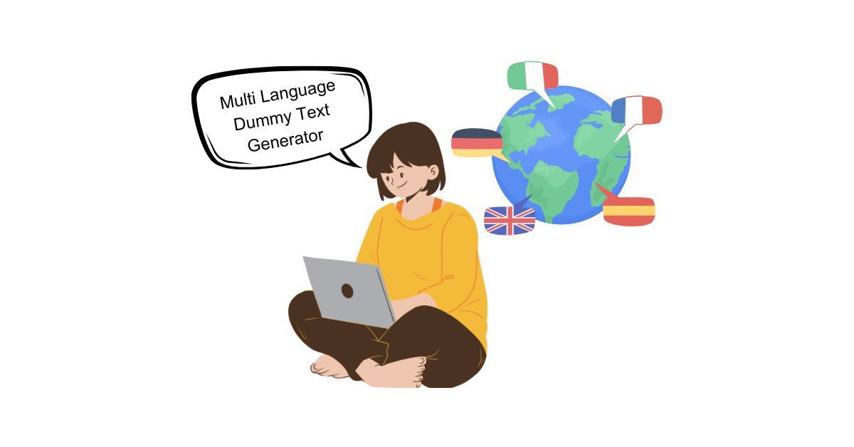 Multi Language Dummy Text Generator