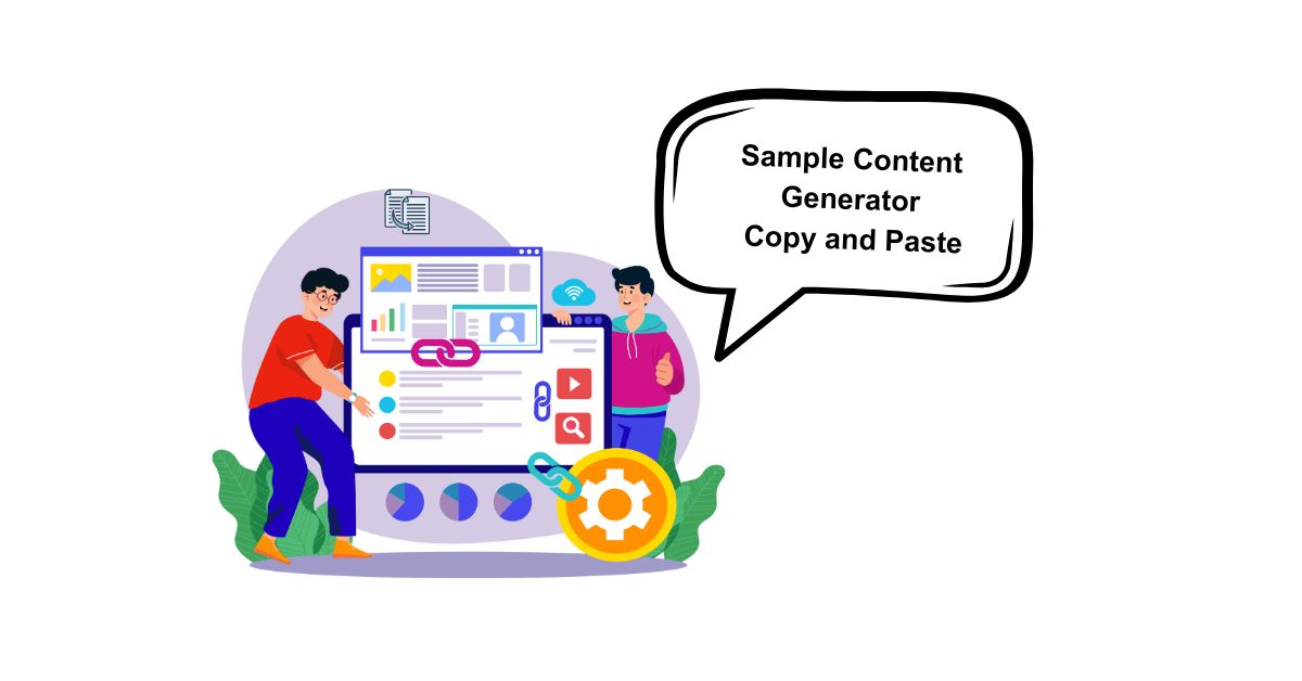 Sample Content Generator Copy and Paste