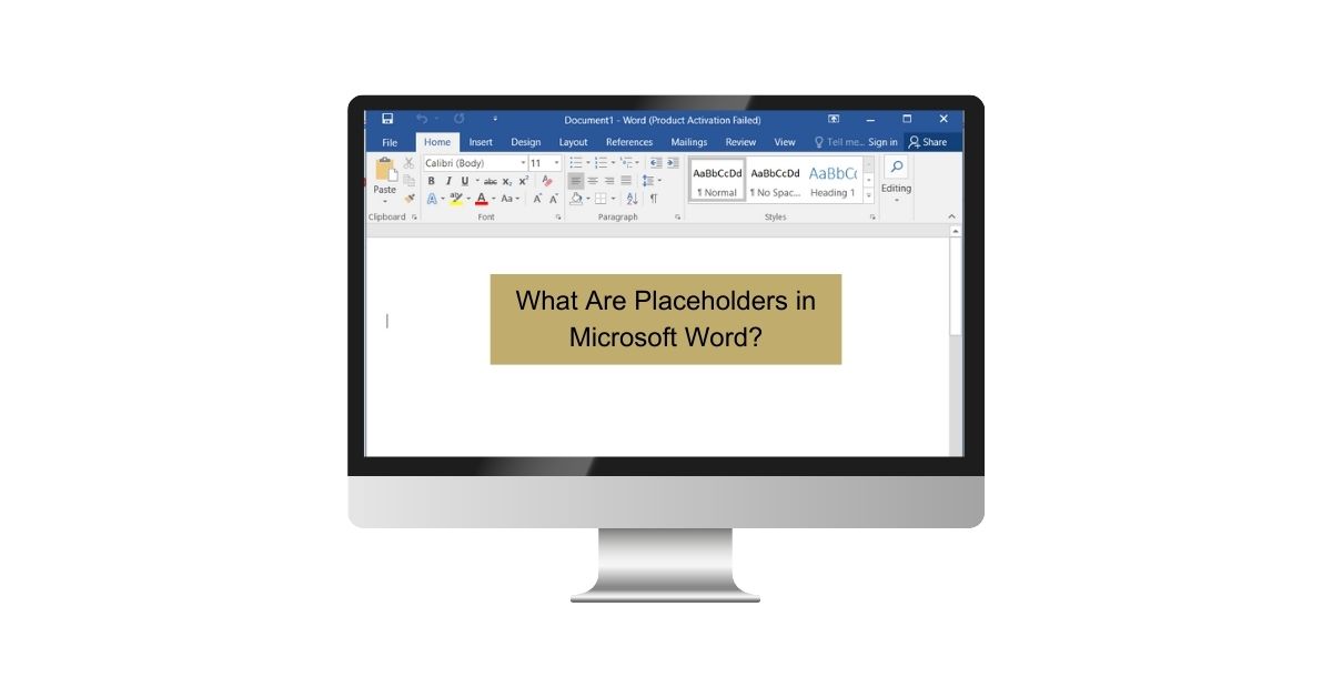 What Are Placeholders in Microsoft Word?