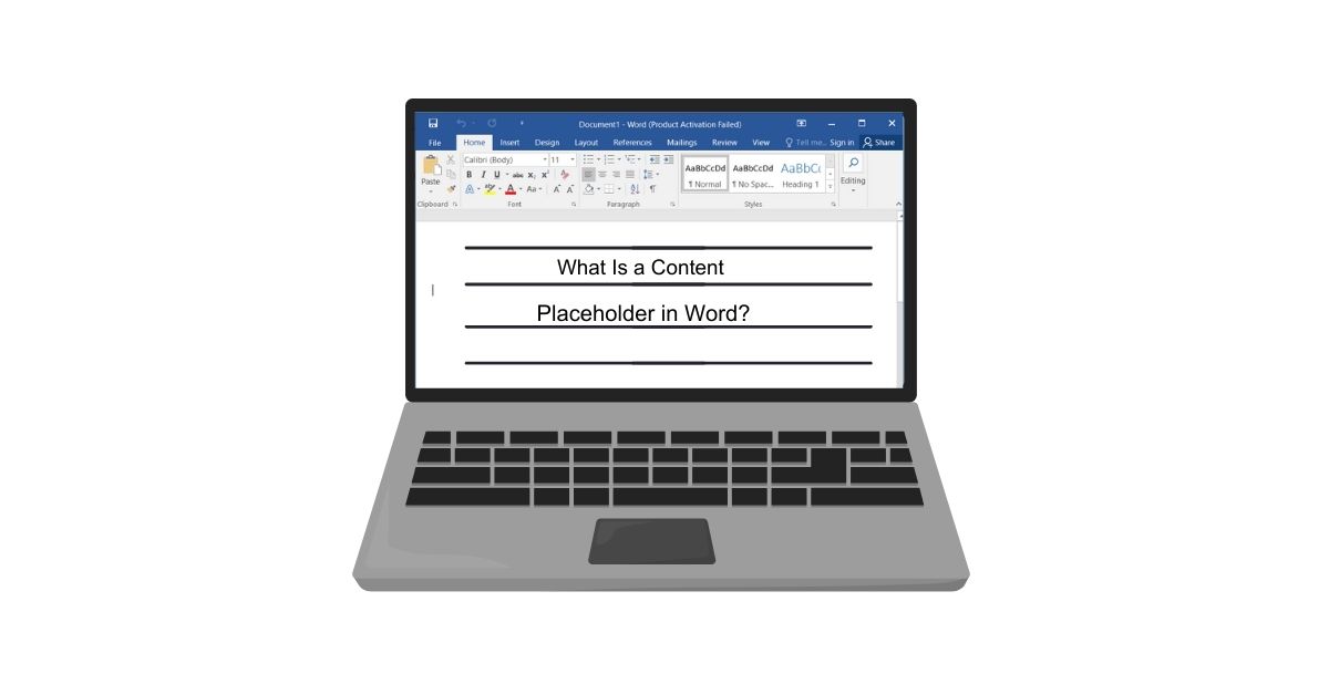 What Is a Content Placeholder in Word?