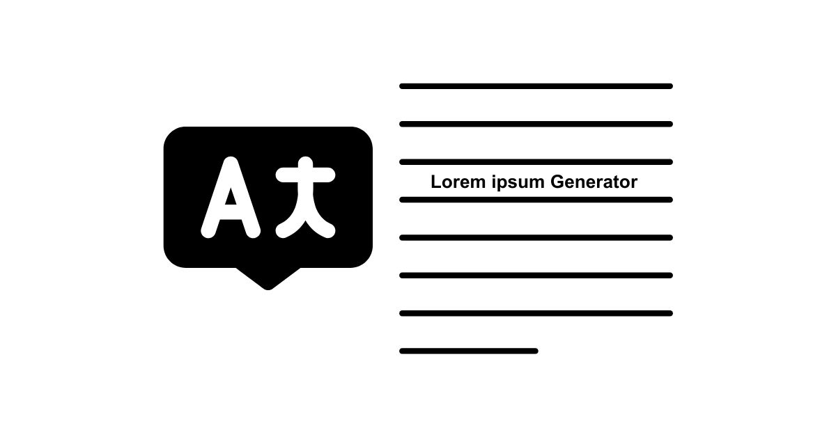 Basic Multi-Language Lorem Ipsum Generator