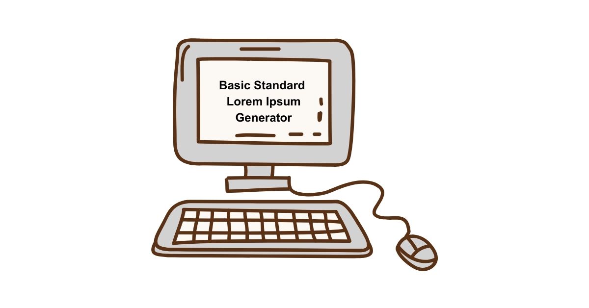 Basic Standard Lorem Ipsum Generator