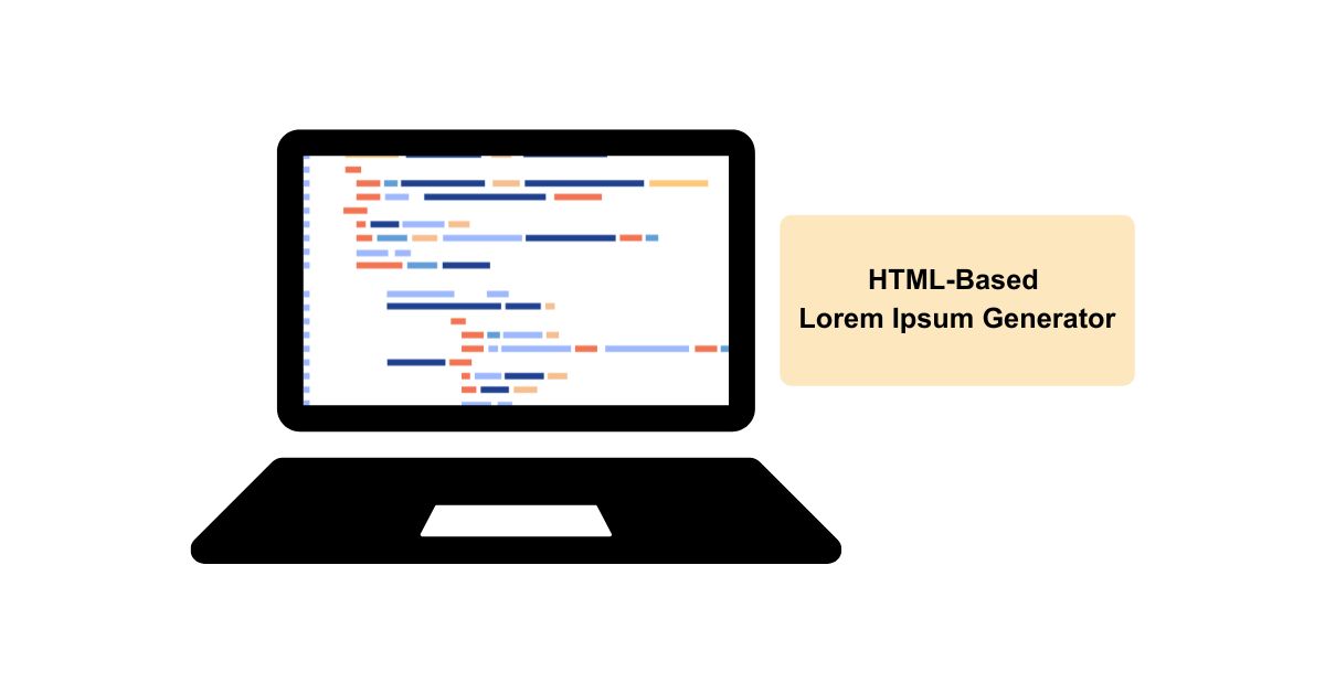 HTML-Based Lorem Ipsum Generator